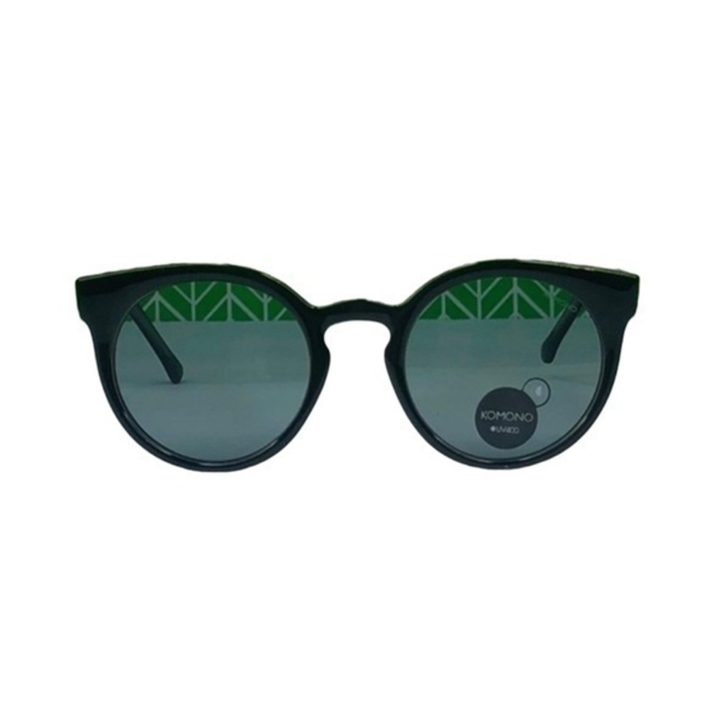 Komono Lulu black jade NEW Women's sunglasses black cat eye - Picture 4 of 10